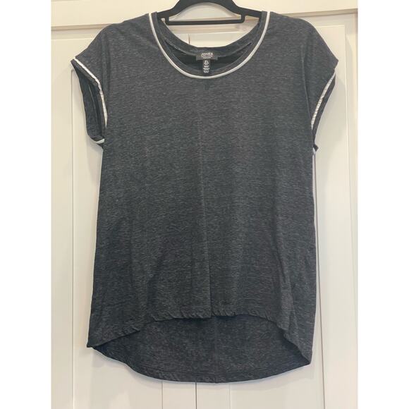 Jones New York Black/White Short sleeve Tee L - Picture 1 of 6